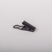 Metal curtain clips for the slider black colour